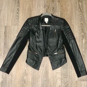 Halogen Faux Leather Jacket size XS